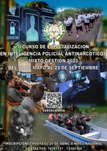 II CURSO DE ESPECIALIZACIÓN EN INTELIGENCIA POLICIAL ANTINARCÓTICOS MIXTO 2023